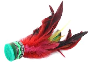 Demeras Handmake Shuttlecock,Portable 20CM Foot Shuttlecock 5PCS pour Le Divertissement pour Les Jeux