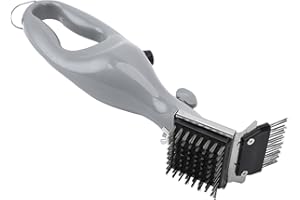PHEFOP Brosse de Gril à Barbecue à Vapeur, Pinceau électrique et Grattoir, Cadeaux de Grillades Uniques pour Hommes, Papa, Maître Grill, Nettoyage Facile avec Réservoir d'eau pour Les
