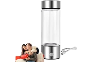 ONLYNERY Wasserstoff Generator, 420 ml Wasserstoff Wasserflasche, Tragbar Reiches Ionisator, tragbare Wasserstoff Wasser Ionisator Maschine, Hydrogen Wasserstoffreiche Generator, Wasserstoff-Wassergenerator