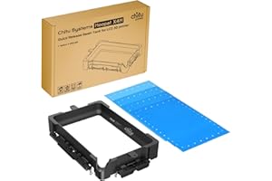 Chitu Systems Hoopat X4H Cuve en résine à libération rapide pour imprimantes 3D ELEGOO Saturn 4 Ultra 16K avec 3 films de libération PFA pré-percés, échange en 1 minute pour une impression facile