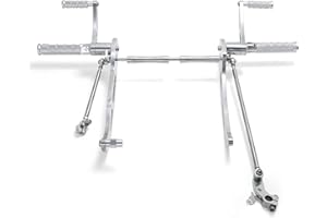 TARAZON 6" Mandos Delanteros Reposapiés Aluminio para Yamaha Virago 750 1100 XV750 XV1100 Cromo