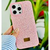 Coverzone iPhone 14 Pro ile Uyumlu Elmas Desen Taşlı Kılıf &ndash; 2 mm Kamera &Ccedil;ıkıntı Koruma, Işıltılı L&uuml;ks Şık Darbe Emici Kapak 