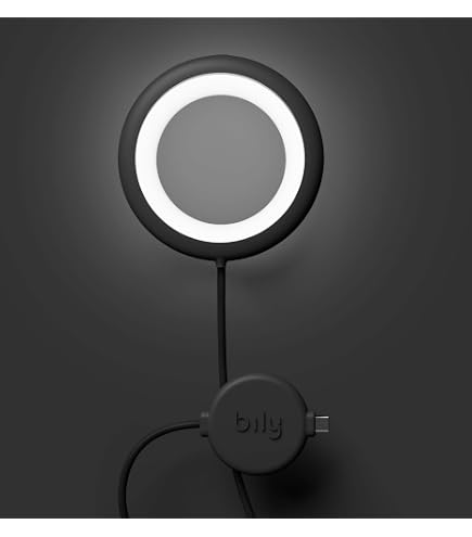 Lampe De Lecture LED BILY Avec Perchoir – 3 Modes D'Éclairage, USB, Rouge – Parfaite Pour Ordinateur, Smartphone Ou Chevet