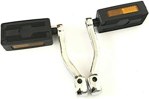 RMS S.P.A. KIT PEDIVELLE + PEDALI IN PLASTICA NERO NERA PER CICLOMOTORE CIAO PX P PXV PV