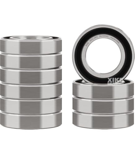 Professionnelle 6802 2RS 10PCS Gorge Profonde Roulement à Billes 15 * 24 * 5 Mm ABEC-1 Métrique Mince Section 61802RS 6802 RS De Précision Roulements à Billes