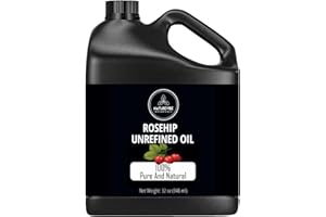 Naturevibe Botanicals Rosehip Oil 946ml | 100% Pure and Natural | Great for Skin Care and Hair Care