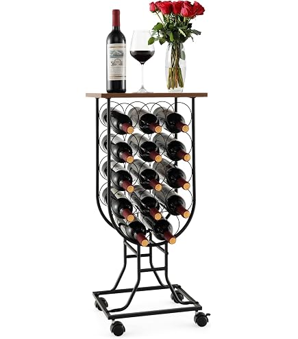 DanDiBo Scaffale-Vino Botte Vini 1555 Bar Porta-Bottiglie 50cm per 8 bottigl. Scaffale Botte Botte-Legno