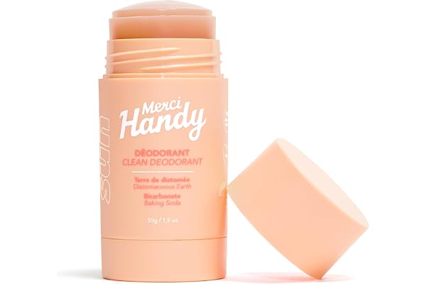 Merci Handy - Déodorant SUN 55g - Fraîcheur quotidienne - 97% d'ingrédients naturels - Protection longue durée - Sans traces blanches - Vegan et sans alcool