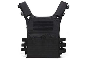 Gilet tactique CS de terrain, gilet tactique d'airsoft extérieur, gilet d'entraînement de combat respirant, gilet JPC, gilet réglable en nylon pour unisexe (kaki)