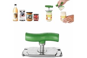 CRAGMUT Apriscatole per Artrite Senza Sforzo, Apriscatole con Coperchio a Vite Verde, Apribottiglie per Anziani Multifunzione, Apriscatole a Risparmio di Manodopera per Famiglia, Picnic, Negozio