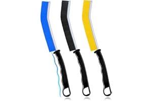 Hmseng Cepillo de limpieza de grietas, 3 unidades, cerdas duras, cepillo de limpieza de esquinas, cepillo para baño, azulejos, cocina, colros