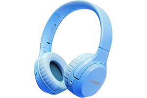 KONNAO Kinder Kopfhörer Wireless 60H, Faltbare On Ear Kopfhörer mit MIC, Lautstärkebegrenzer 85dB/94dB Drahtlose Kopfhörer, Over-Ear Kopfhörer für Kinder Erwachsene Schule Online Class Reisen