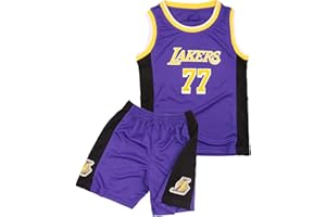 VFY Children's Basketball Jersey, 2 Pieces, Basketball Children's Jersey and Shorts, Sleeveless Basketball Jersey, Boys Jersey, Basketball Jersey Set for 4-14 Children