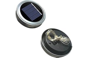 ULEMONDEE Replacement Solar Panels Top Perfect for Outdoor Lantern Lights Accessories in The Garden