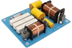 CCYLEZ 2-drożna Zwrotnica 600-800W 1500-3500Hz 2-drożna Zwrotnica Głośnika Treble Bass Dzielnik Częstotliwości dla 10-calowych 12-calowych 15-calowych Głośników Konferencyjnych na Scenie Zewnętrznej