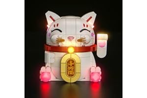 BRICKBLING Juego de luces LED compatible con Lego 40813 Lucky Cat (no modelo), juego de iluminación decorativa compatible con Lego Lucky Cat juguete creativo