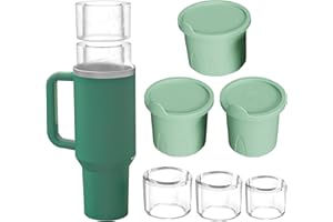 DAKLUNAR 3 Stück Eiswürfelbereiter für Stanley Cup, Eiswürfelform Silikon für Stanley Cup, Eiswürfel Form, Eiswürfelschale für Kaffee Cocktails Whisky Getränken für 20 30 40 Oz Bech (Grün)
