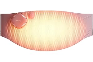 ULUCKY Portable Cordless Heating Pad – Feather-Light Yoga Fabric, Barely-There Comfort, Smart APP Timer, 3 Heat Levels, USB Magnetic Charging, Foldable Design, Gift for Women & Girls(Grey)