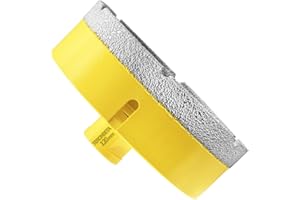 Teronbeta Diamant Fliesenbohrer 120mm, M14 Vakuumgelöteter Diamantbohrer Lochsäge Kernbohrer für Fliesen Porzellan Keramik Granit Marmor