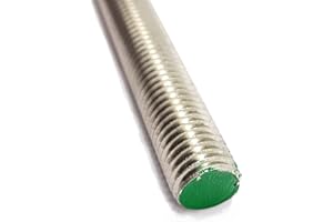 BAUZONE24 5 Stück Edelstahl A2 Gewindestangen DIN 976 1 Meter (M 6)