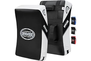 Farabi Sports schlagpolster MMA Muay Thai schlagkissen Kampfsport Hook & Jab Kick pad Training Target pratzen Kickboxen Strike Kick Pads x 1 Einheit