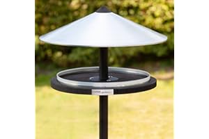 ‎VOSS.GARDEN VOSS.garden Vogelhaus Skagen, Zeitloses Dänisches Design, zum Aufhängen oder Aufstellen, verzinktes Dach, Vogelvilla Futtervogelhaus Vogelfutterstation Vogelhäuschen