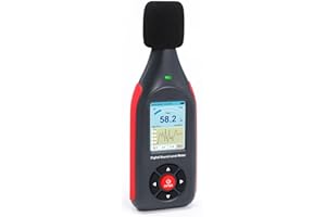 GAIN EXPRESS Decibel Meter Sound Level Tester Datalogger with Visual Alarm, 43,000 Data Record SPL Monitor Noise Reader Colored Screen Display PC Connection for Home, Factory, Classroom etc