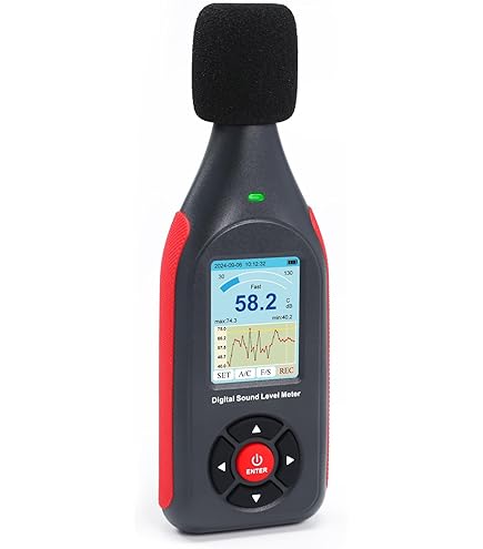 Calibreur de niveau sonore numérique 94dB & 114dB pour microphone de 1/2 et 1