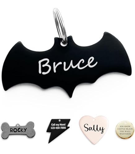 Targhetta Identificazione Per Animali In Acciaio - Incisione Personalizzata Per Cane E Gatto - Foto 9