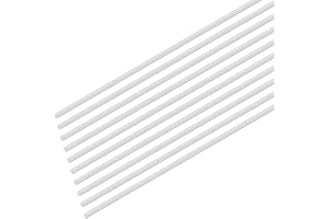 M METERXITY 20-Pack Round Aluminum Rod, 2mm (1/12") Dia 200mm (8") Length 6061 Aluminum Round Rod Solid Lathe Bar Stock Metal Sticks for DIY Crafts Making/Industrial/Construction/Model