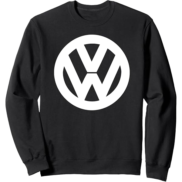 T-Shirt Volkswagen Vintage - Logo Blanc Classique - 100% Coton Pour Fans De VW