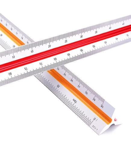 Helix 300mm Metric Triangular Scale Rule Calculator Metric A Verulam Architects Triangular Scale Rule 12\" / 300mm Helix 300mm Metric Triangular Scale Rule Manual