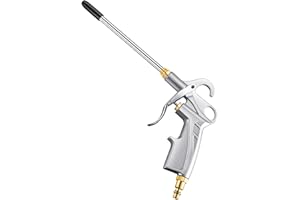 JASTIND Heavy Duty Air Blow Gun Air Nozzle Blow Gun, Air Blower for Compressor with Bigger Pipe & Extended Nozzle, Pneumatic Air Compressor Accessories Tool for Car Detailing/Industrial Household Cleaning