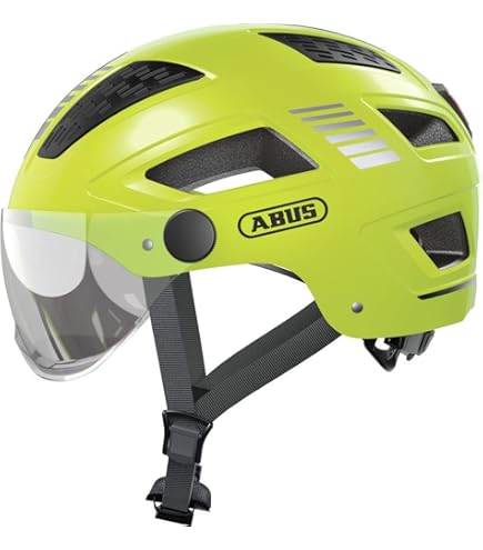 Visière Magnétique ABUS Pour Casque Vélo HYP-E - Fumée, Fixation Magnétique, Protection Vent/pluie/soleil
