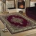 Produktbild Klassich Orient Teppiche MALAZGIRT Medallion Bidjar_historische motive mit hochwertigen PP Heatset Teppiche_0297 ROT, Maße:240x340 cm