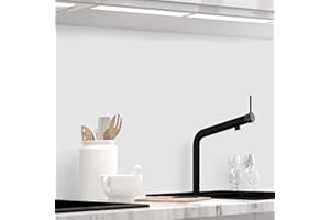 StickerProfis Self-Adhesive Kitchen Back Wall Matt Look Pure White 0.5 mm Reinforced PET Film PRO 60 x 220 cm