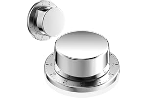 Newaner Timer Da Cucina Meccanico, Timer Cucina Magnetico Adsorbibile, Timer In Acciaio Inossidabile, Conto Alla Rovescia Rotante Da 60 Minuti Facile Da Usare Per Cucinare Dolci Cuocere Uova Sode