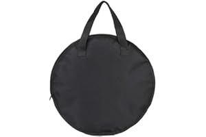 Bnineteenteam Dumb Drum Bag,Portable 12 Inch Dumb Drum Practice Pad Bag Black Oxford Cloth Carrying Bag Case