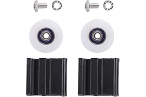 DEWIN Greenhouse Door Wheels, 22mm Greenhouse Sliding Door Wheel Replacement Kits for Greenhouse Shower Door Rollers Glass Roller Replacement Gardening Naturally Sliding Wheel