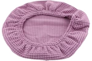 F Fityle 30-38cm kuschelig Bezug Hussen Stuhlbezug Schonbezug für Stuhl Hocker, Helles Lila