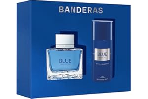 ‎ANTONIO BANDERAS Antonio Banderas Perfumes – Blue Seduction für Herren EDT 100 ml + Deodorant 150 ml – Langanhaltend – Frischer und legerer Duft – Holzige und aquatische Noten – Ideal für tagsüber