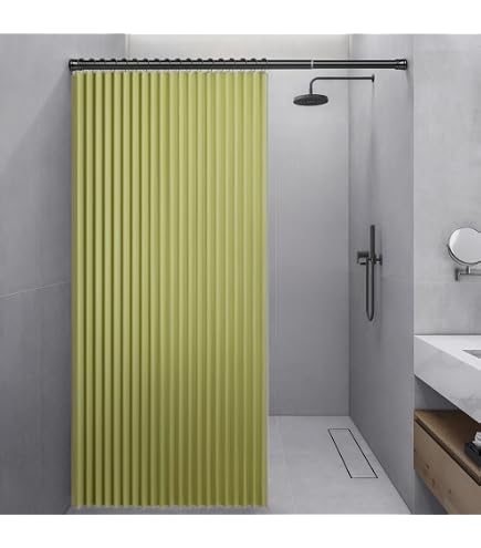 Tenda A Rullo Per Doccia 160x240 Cm Bianca - Impermeabile, Pratica, Design Moderno Per Bagno E Vasca