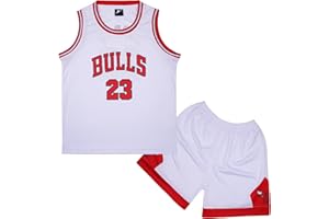 Mupopy Magliette e Pantaloni da Basket, Senza Maniche Maglia Completo Basket Bambino, Maglia Completino Basket Bambino Popolare