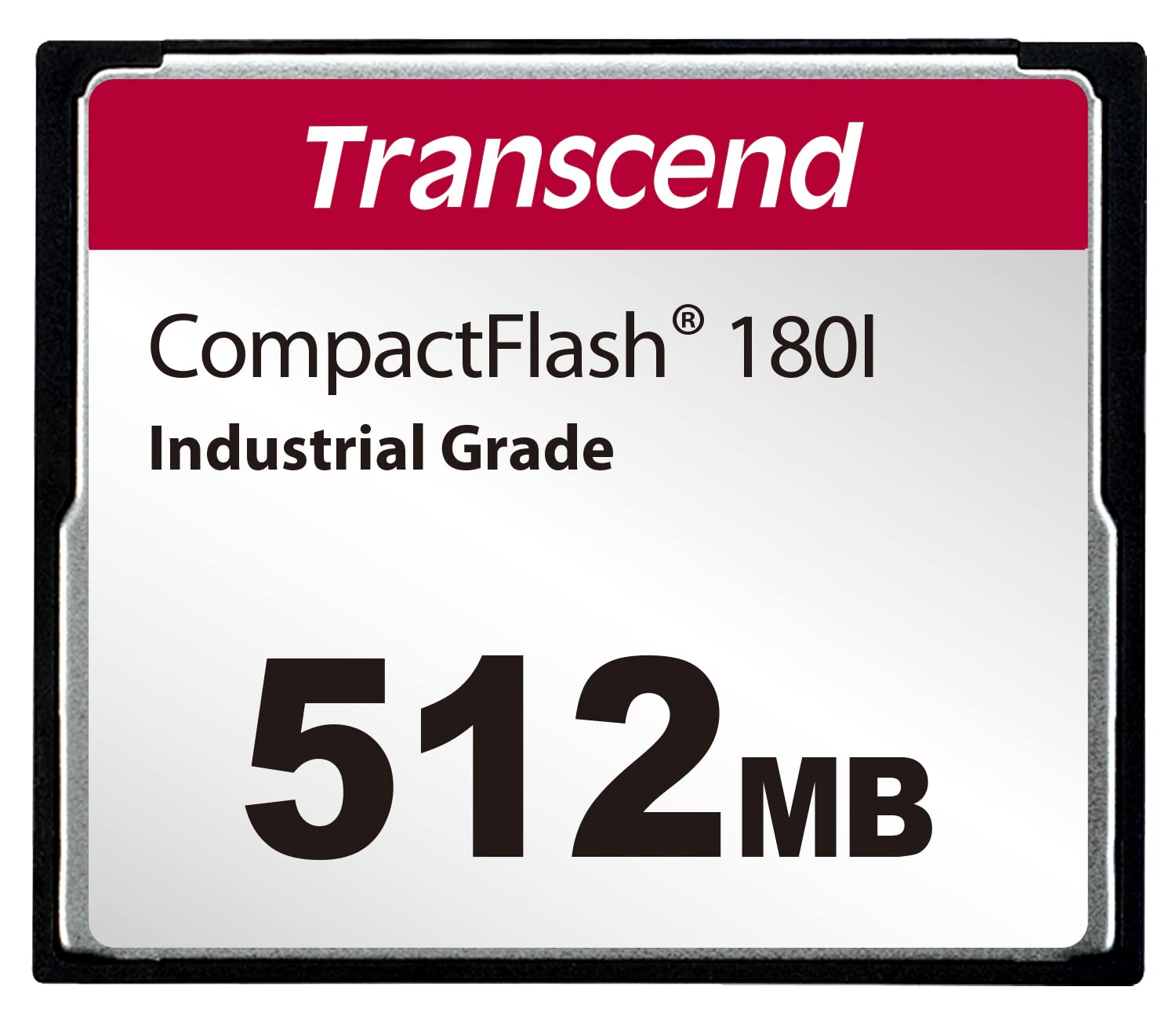 Transcend 180I 512MB CF Card for CNC Machine Industrial Grade Compact Flash Card - TS512MCF180I