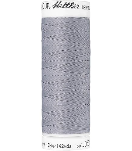 Fil à coudre élastique Seraflex Mettler 130 m n°1002 Ebène - L'univers
