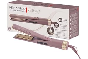 Remington AIRvive Lisseur cheveux [2 en 1: cheveux secs ou humides] Technologie Ionic Air: résultats rapides en douceur (micro-revitalisants anti-frisottis thermoréactifs, écran LED, céramique) AS8930