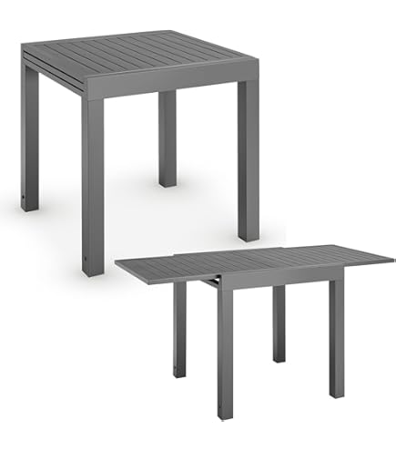 METRO Professional Barra con tetto Barbados in alluminio/PE rattan DPC, pannello in PVC, 165 x 147 x 230 cm, nero