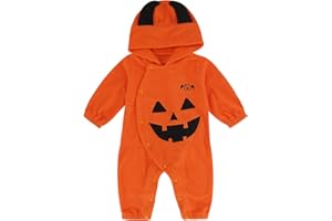 MOMBEBE COSLAND Pagliaccetto Zucca Bimbo Halloween Costume Tuta