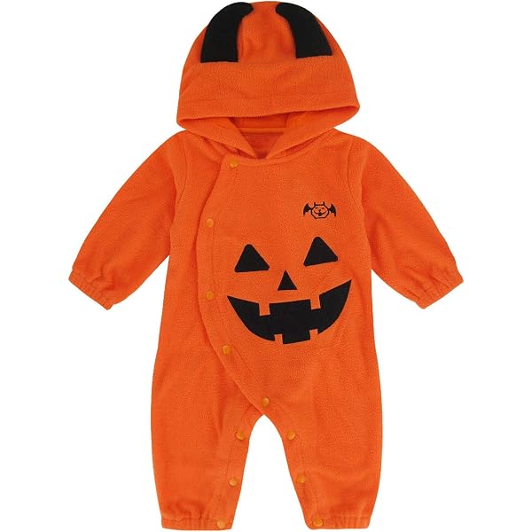Costume Da Zucca per Neonati, Dolce Zucca, Con Cappuccio, per