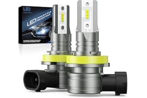 SHINYY Lampadine H11 H8 H9 LED Fari per Auto e Moto, 16000LM 6500K Bianco Freddo 12V CSP 300% Luminoso LED H11 Abbagliante Anabbaglianti Fendinebbia, 1:1 Sostituire Lampade Alogene e Luci Xeno,2 pezzi